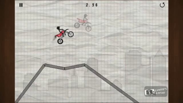 Stick Stunt Biker - iPhone Game смотреть онлайн