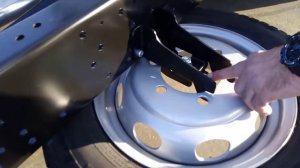 Кронштейн запаски на Газель(видео)