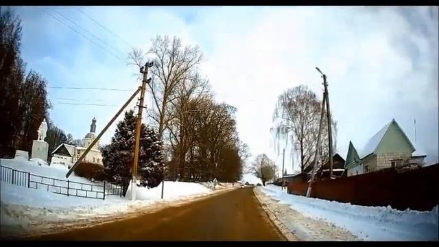 Зимняя поездка по маршруту Локоть Брянской области - Брасово - Локоть