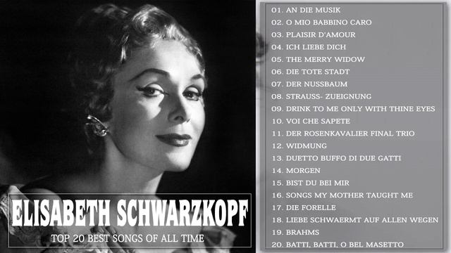 Elisabeth Schwarzkopf Greatest Hits - Best Songs Of Elisabeth Schwarzkopf  2021