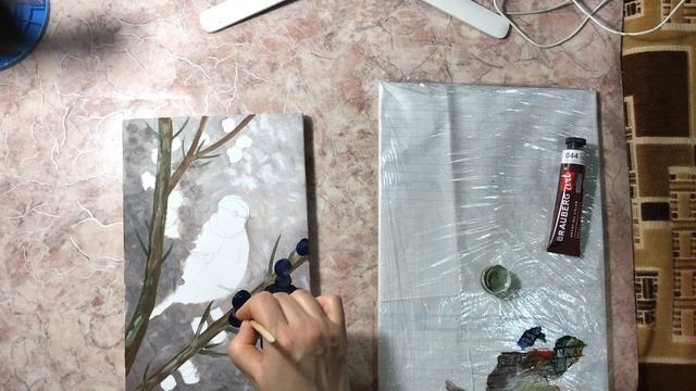 "Птичка Синичка" написать маслом 1 часть смотреть онлайн