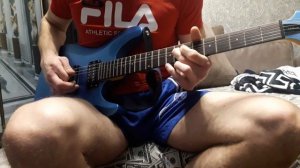 Спокойная ночь на электро гитаре, концовка