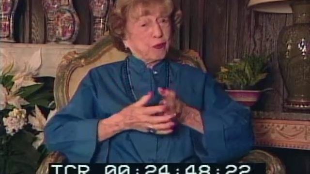 Lillian Burns Sidney MGM head dramatic coach 1996 Interview Part 3 of 9 смотреть онлайн