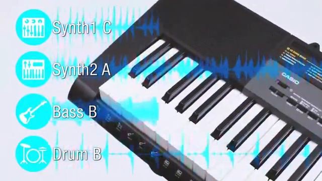 Casio CTK-3500 61-Key Touch Sensitive Portable Keyboard with Power Supply смотреть онлайн