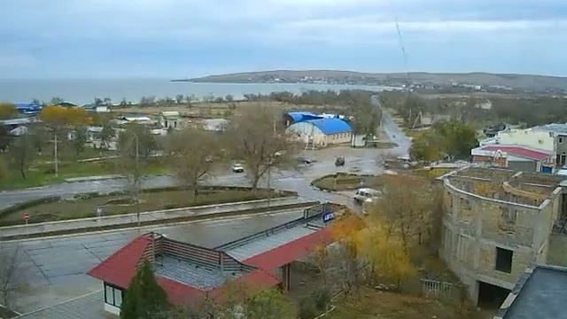 Перекрёсток в Щёлкино, 03.12.2012 - time-lapse с камеры 2 смотреть онлайн