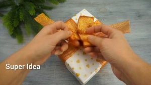 DIY Как сделать Пышный Подарочный Бант
