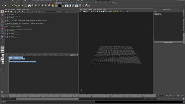 Maya API: Callback Utilities Example смотреть онлайн