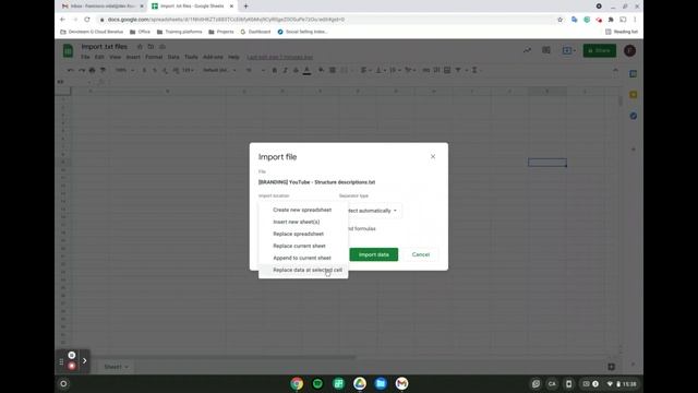 How to import a .txt file into Google Sheet смотреть онлайн