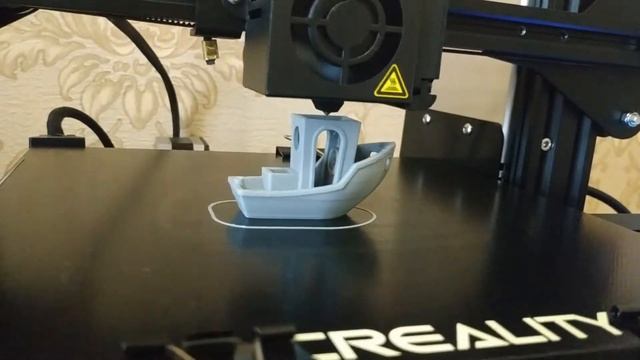 Ender 3 Pro первая печать 3д принтера (часть 2)