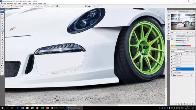 Porsche 911 GT3-RS VIRTUAL TUNING (Photoshop Render/ Evo5) "[GT-E] Wide and Low Electric" смотреть онлайн