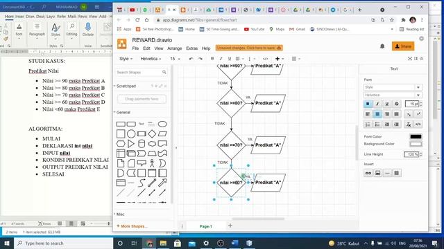 Percabangan IF-ELSE IF - Algoritma Flowchart Coding Java (Netbeans) - Dasar Pemrograman JAVA смотреть онлайн
