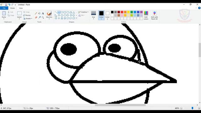 IT 16 PART 2 - IT TUTORIAL MICROSOFT PAINT DRAWING BLUE ANGRY BIRDS PART 2 смотреть онлайн