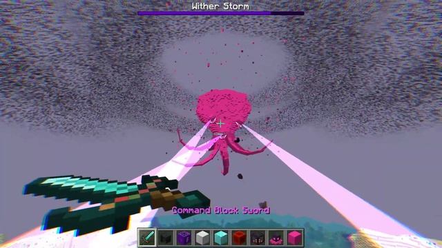 I Spawn Pink Wither Storm Inside Cherry Blossom Biome In Minecraft 2023! #Minecraft2023 #WitherStor
