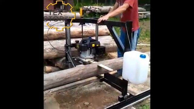 Шинная пилорама 200 см3. Видео от покупателя. смотреть онлайн