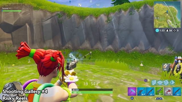 ALL 5 SHOOTING GALLERY LOCATIONS "Get a Score of 3 or more at Different Shooting Galleries" Fortnit смотреть онлайн