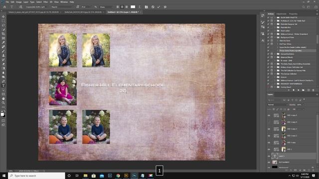 Class Photo Composite in Photoshop CC 2020 смотреть онлайн