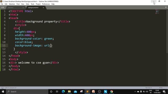 2.9 CSS Background Property in Hindi | CSS tutorial | cse engineering смотреть онлайн