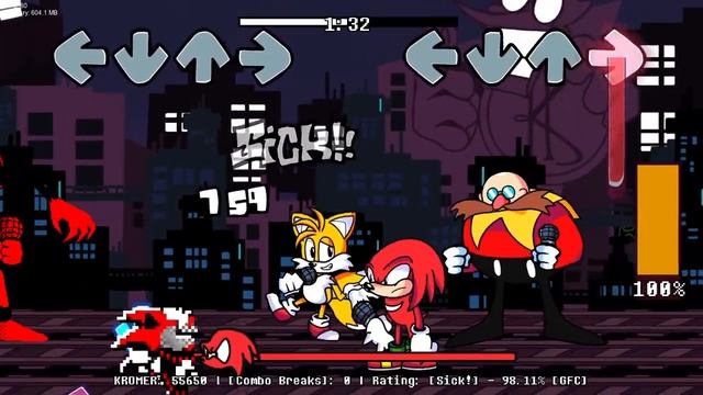 Rom Hack (Hyperlink but Fatal Error, Tails, Knuckles, and Eggman sing it) смотреть онлайн