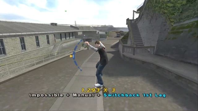 THPS4 Alcatraz Switchback Manual Combo смотреть онлайн
