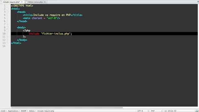 Tutoriel / Cours Complet PhP & MySQL [Chapitre 14/27] : Les instructions include et require смотреть онлайн