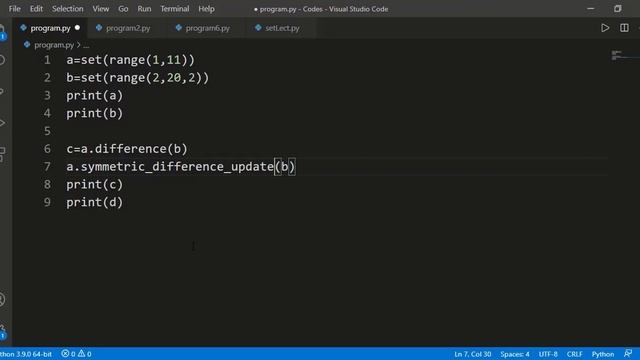 [Python Programming Basics to Advanced] : Sets in Python | Lab 23 смотреть онлайн