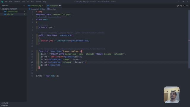 02 PHP PDO TUTORIAL - APA ITU PREPARED STATEMENTS DAN CARA MEMBUATNYA #pojokcode #php #oop смотреть онлайн