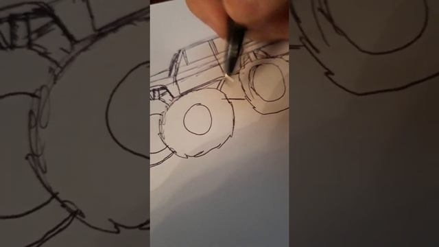 как нарисовать ВАЗ2106 МОнстР трак смотреть онлайн