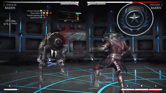 Mortal Kombat X - Рейден Вытеснитель Комбо Урок (Raiden Displacer) смотреть онлайн