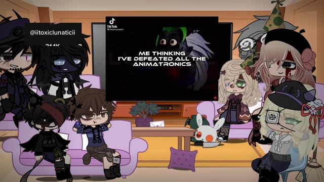 The Aftons react to security breach Tiktok part 3 []Gacha club][FNAF] смотреть онлайн