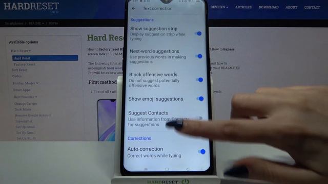 REALME X2 Pro - How to Manage Auto-Correction in Keyboard Settings смотреть онлайн