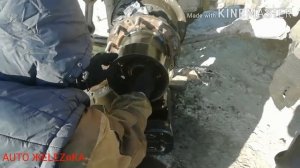 Мерседес Актрос 3341 - замена сальника задней ступецы. Ремонт, работа на севере вахтой