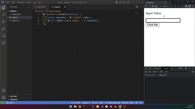 jQuery Crash Course Lesson #6 - Html Get & Set Methods смотреть онлайн