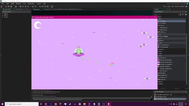 Cute Alien Shooter Game Dev Progress Video #1 смотреть онлайн