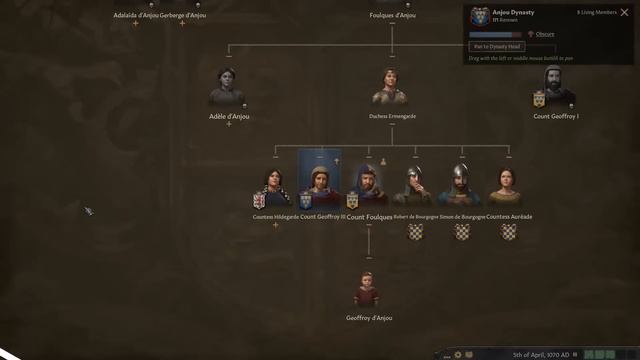 Crusader Kings 3 - The Angevins - Ep.2 Heir & Hunt смотреть онлайн