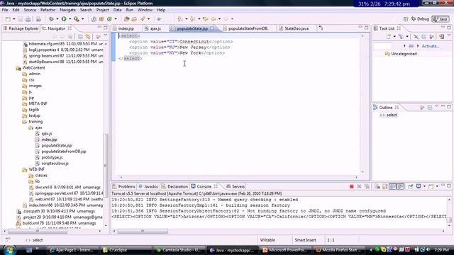 How to make Ajax calls from Jsp смотреть онлайн