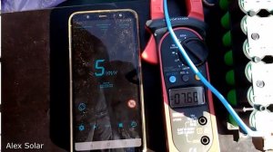 Мощный лодочный электромотор.  Замер скорости и тока