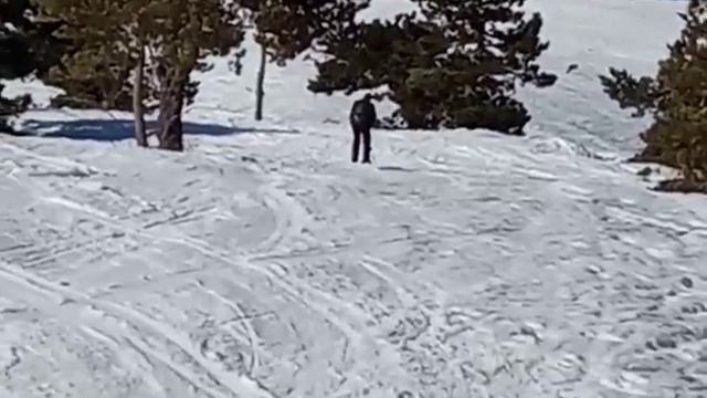 Ай_Петри, плато где можно кататься на лыжах. смотреть онлайн