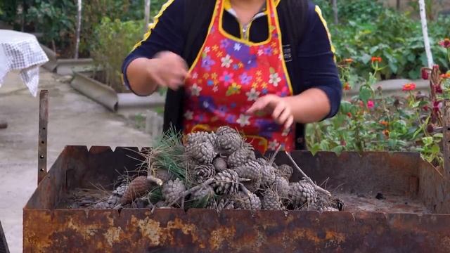 Wow Amazing recipe - Barbecue with Pine Cone Flavor - Country Style Recipes смотреть онлайн