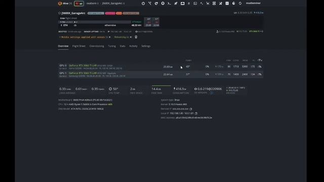 RTX 3060 TI - 73MH or 115W? смотреть онлайн