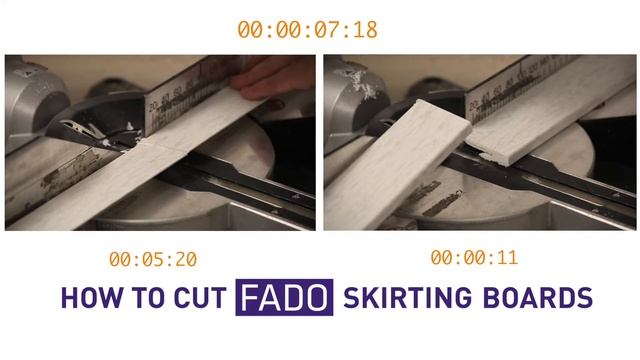 How to cut FADO skirting board смотреть онлайн