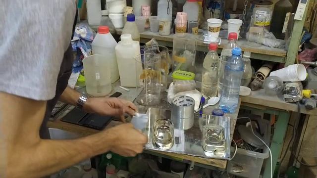 Химическая металлизации проверка адгезии лака на серебре. смотреть онлайн