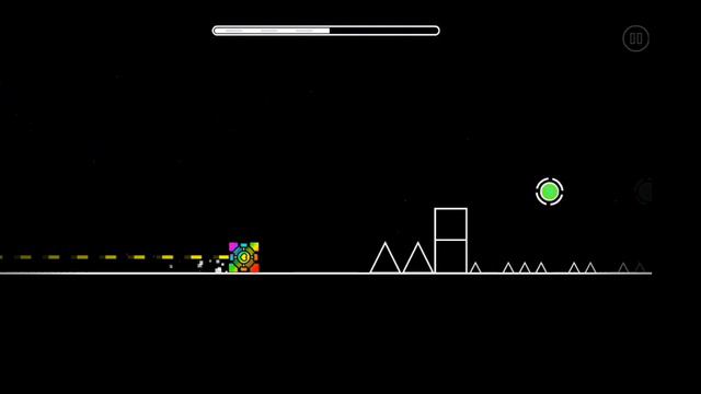 🔘МОЙ ПЕРВЫЙ УРОВЕНЬ В GEOMETRY DASH смотреть онлайн
