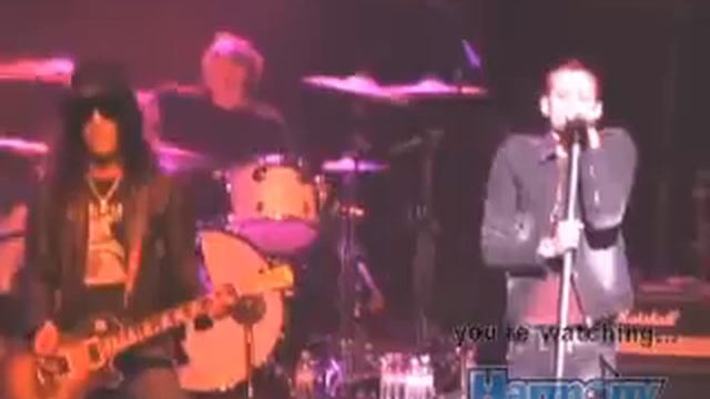 Chester Bennington Performing Highway To Hell With Morrison