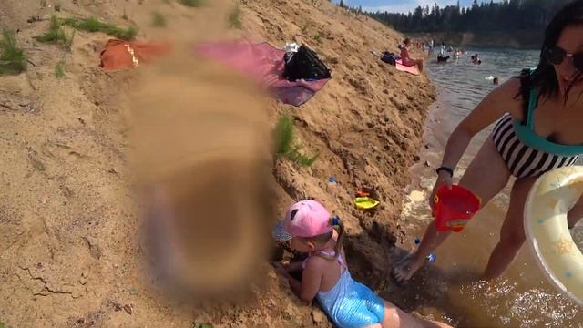 Нашли удивительную замену Черному морю??Ленинградская область, карьер смотреть онлайн