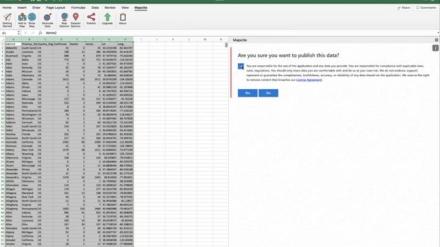 Creating a Web Map Direct from Excel смотреть онлайн