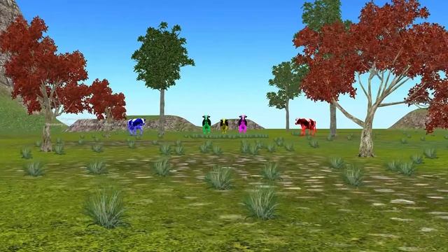 Finger Family Collection! Animals Finger Family Songs with Lion, Tiger, Gorilla, Elephant, Dinosaur смотреть онлайн