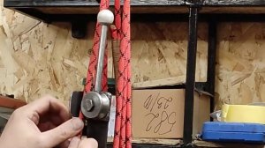 Грузоподъёмный механизм в гараж - полиспаст часть 2 (фиксатор)