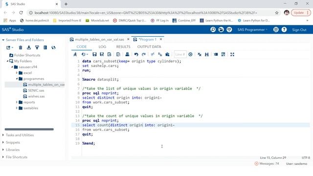 Splitting a Dataset into Multiple Datasets Dynamically/Automatically Based on the Value of a Variab смотреть онлайн