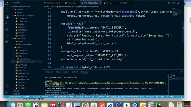 Forgot Password in Django using Email | Django Reset Password Tutorial смотреть онлайн