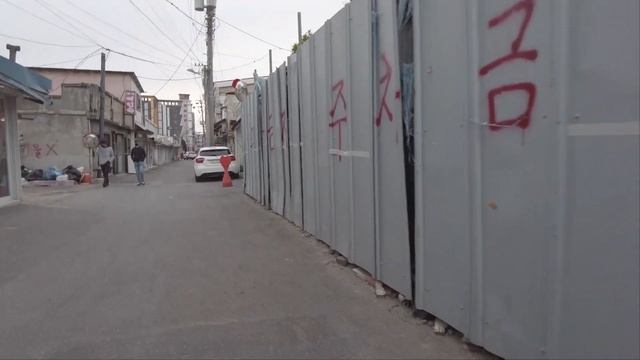 [4K] Korean Red-Light Street 2022  Pyeongteak | 평택역. Waking Through. Day Time. Part 2